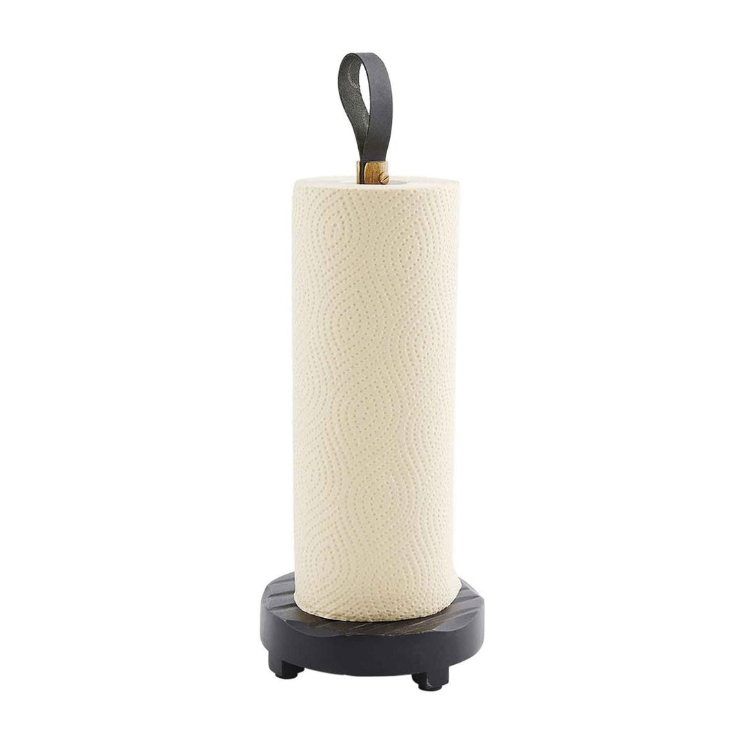Black Shiplap Paper Towel Holder