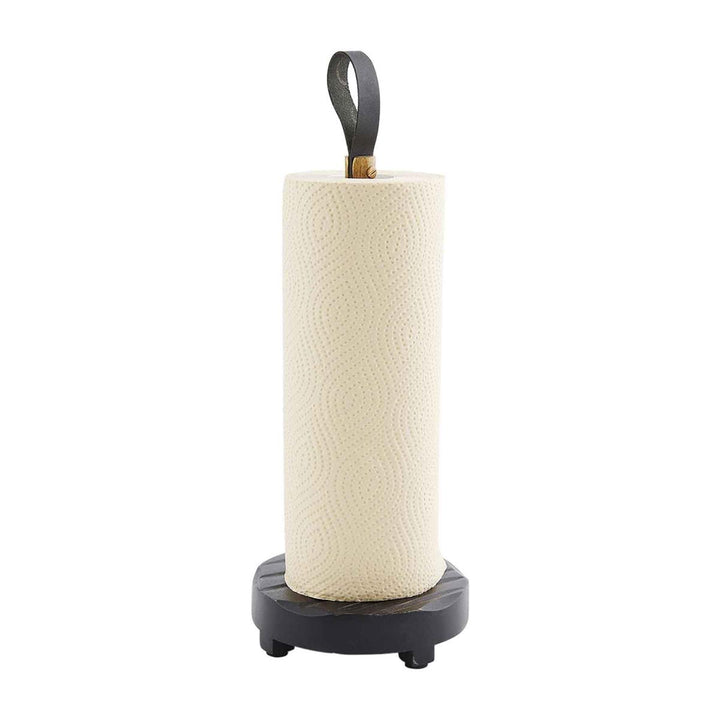 Black Shiplap Paper Towel Holder