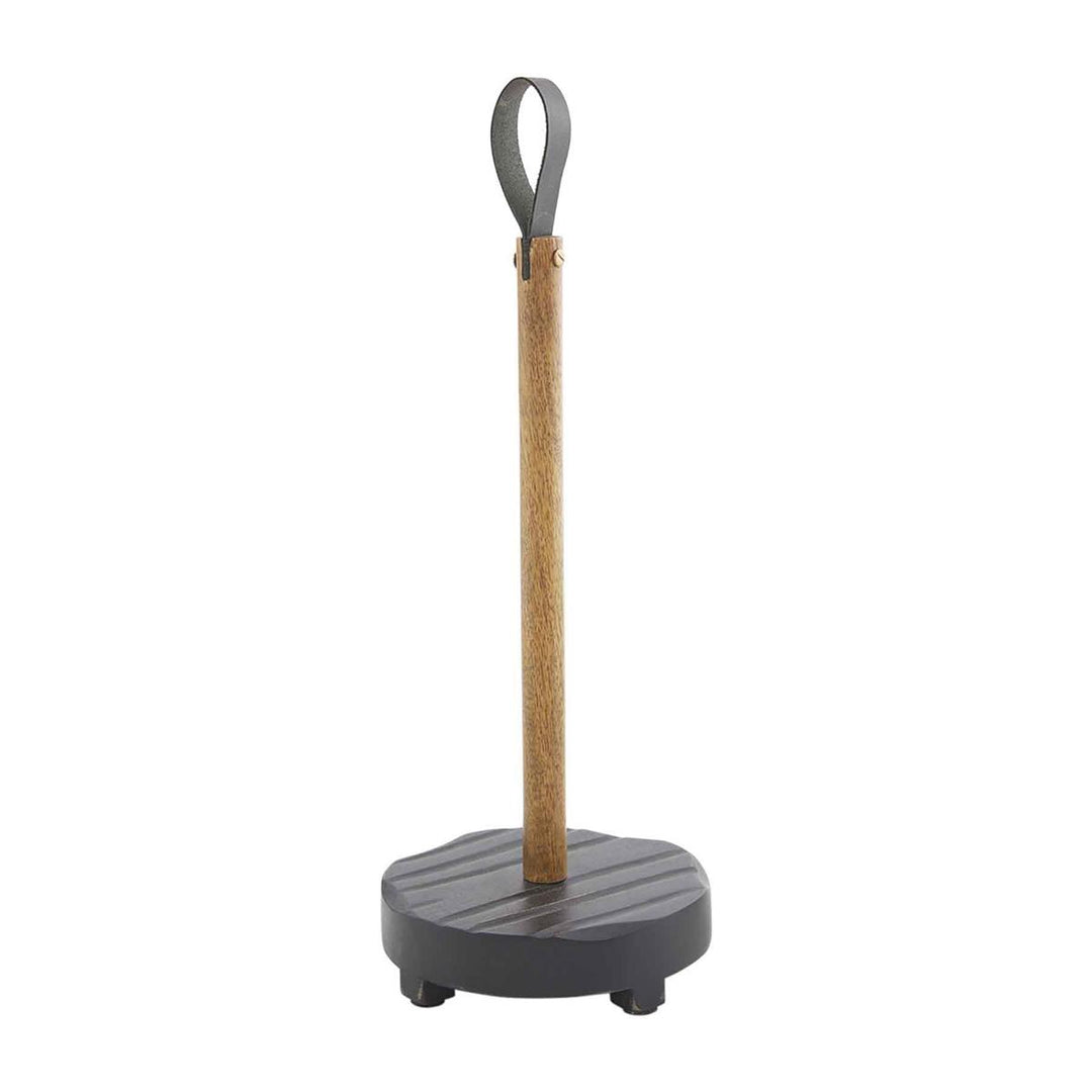Black Shiplap Paper Towel Holder