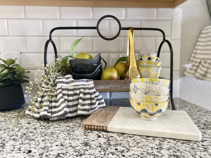 Set/4 Buttercup Stoneware Bowls
