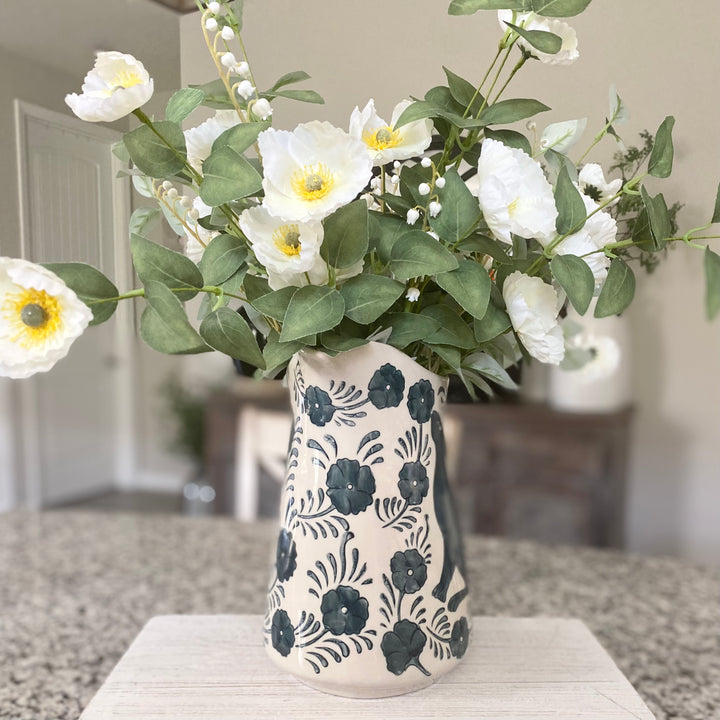 Blue & White Rabbit Pitcher