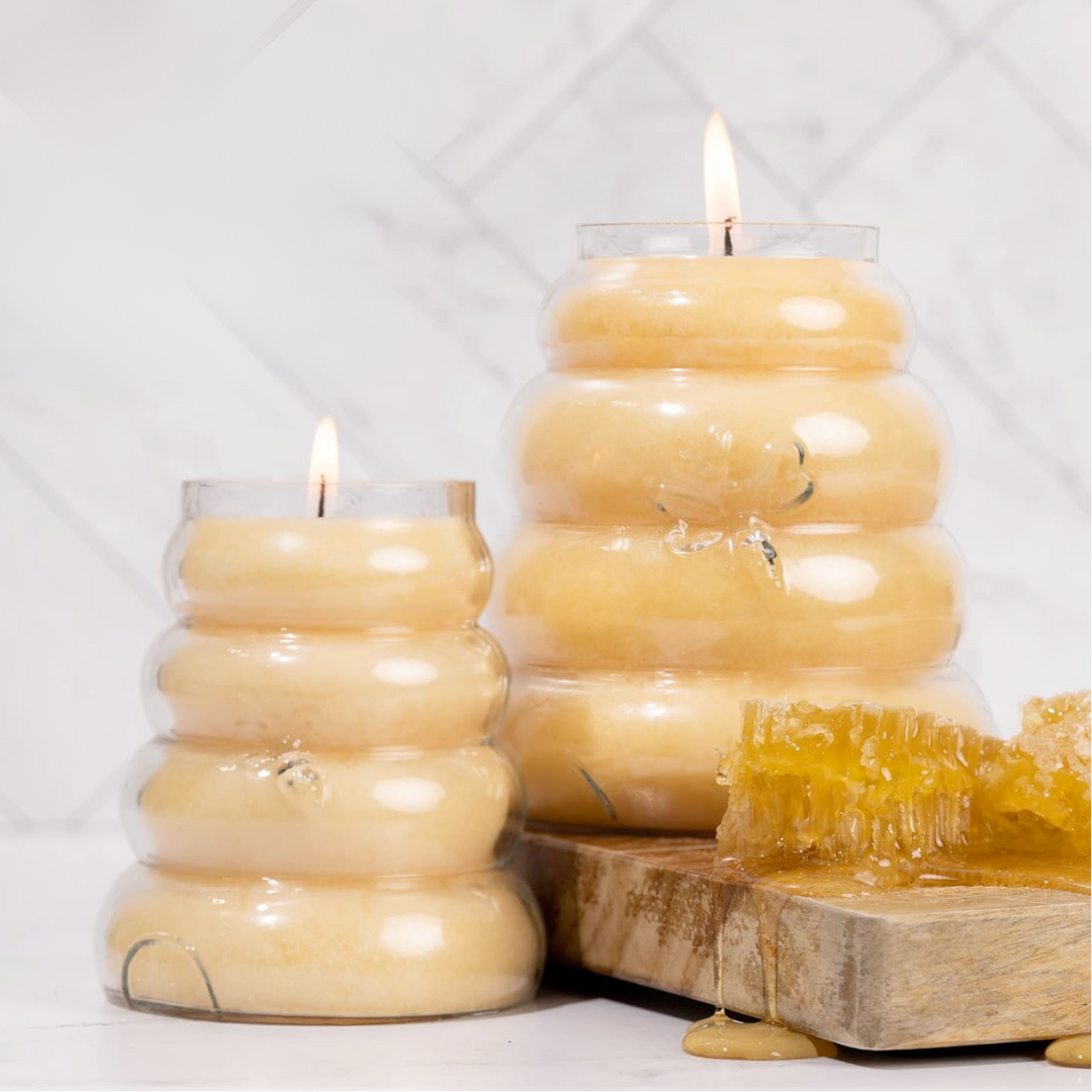 Honey Butter Scented Baby Beehive Jar Candle