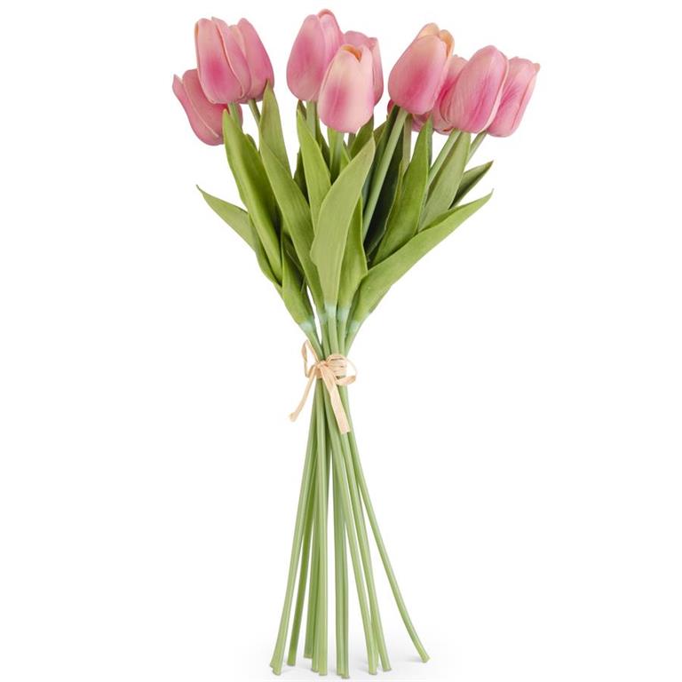 Mauve Real Touch Tulip Bundle