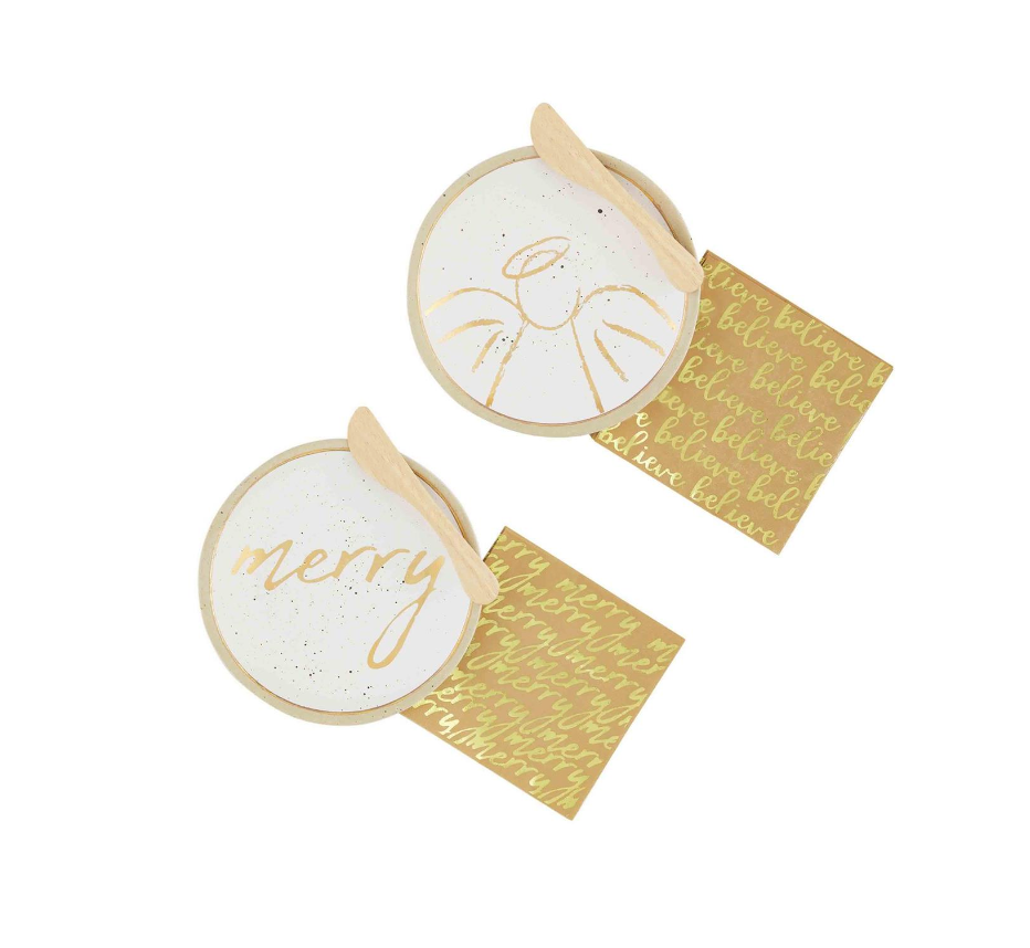 3-Piece Gold Appetizer Sets