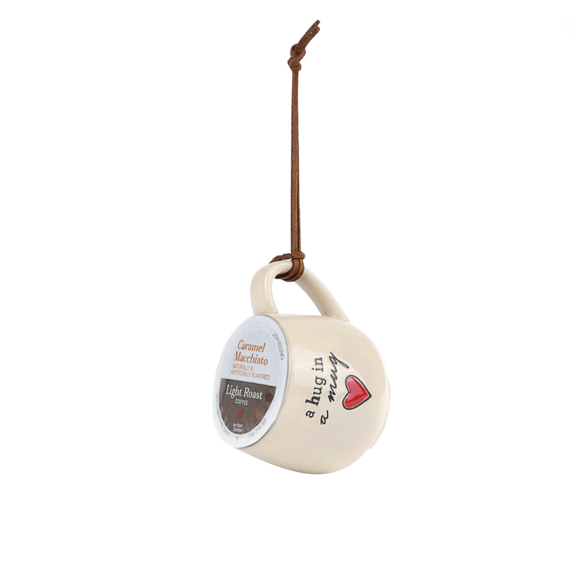 Love Coffee Pod Mug Ornaments