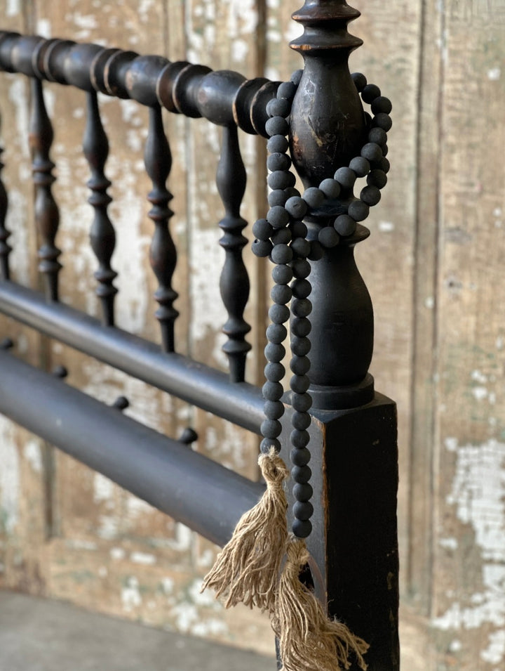 Black Tassel Tied Garland