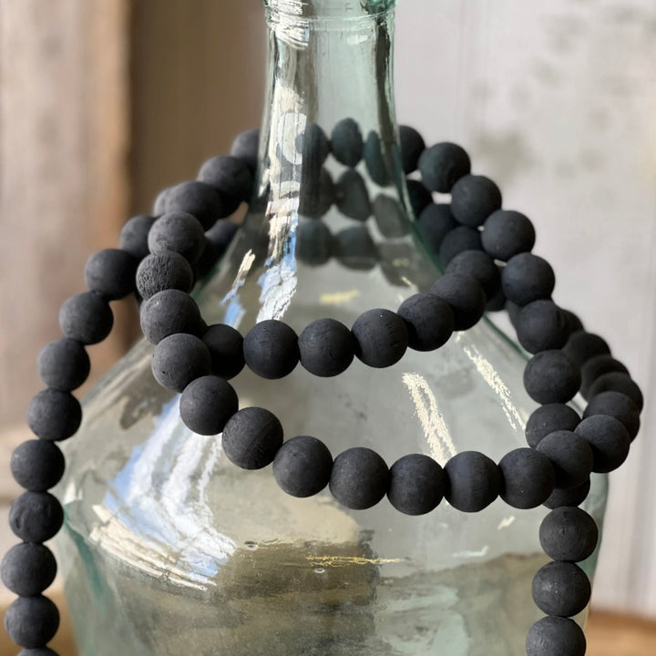 Black Tassel Tied Garland