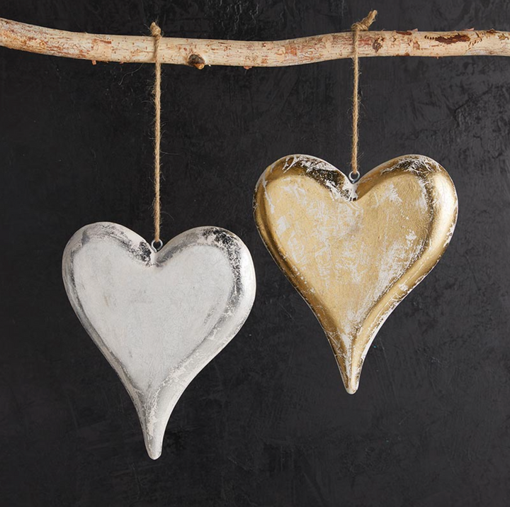 Antique Heart Ornaments