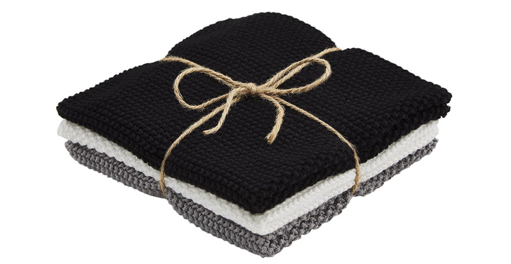 Set/3 Knit Dish Towels