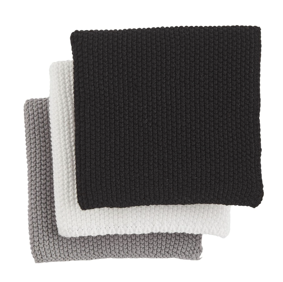 Set/3 Knit Dish Towels