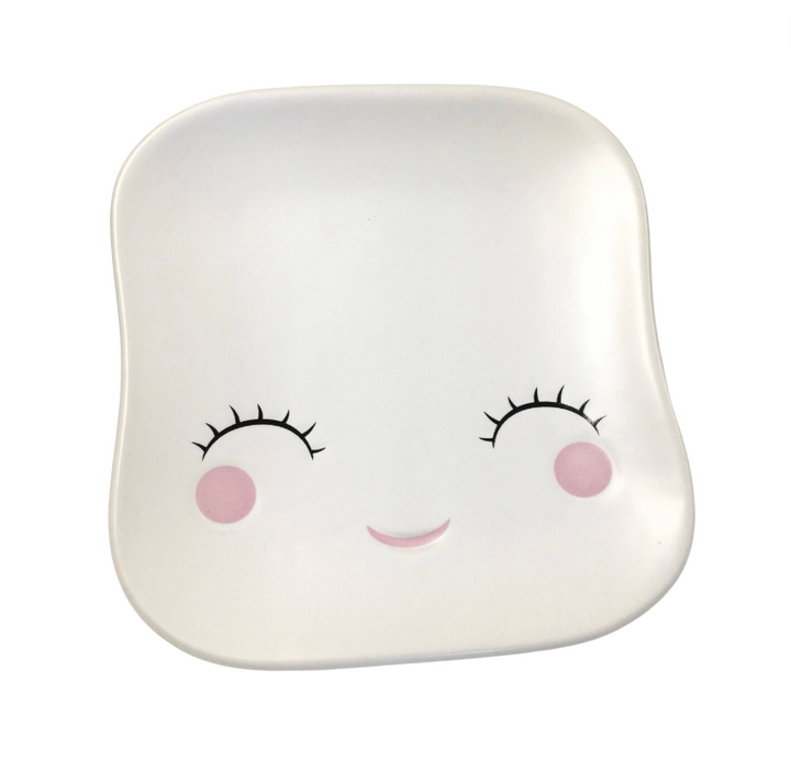 Set/4 Marshmallow Shaped Dessert Plates