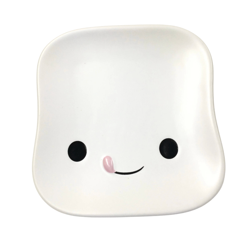 Set/4 Marshmallow Shaped Dessert Plates