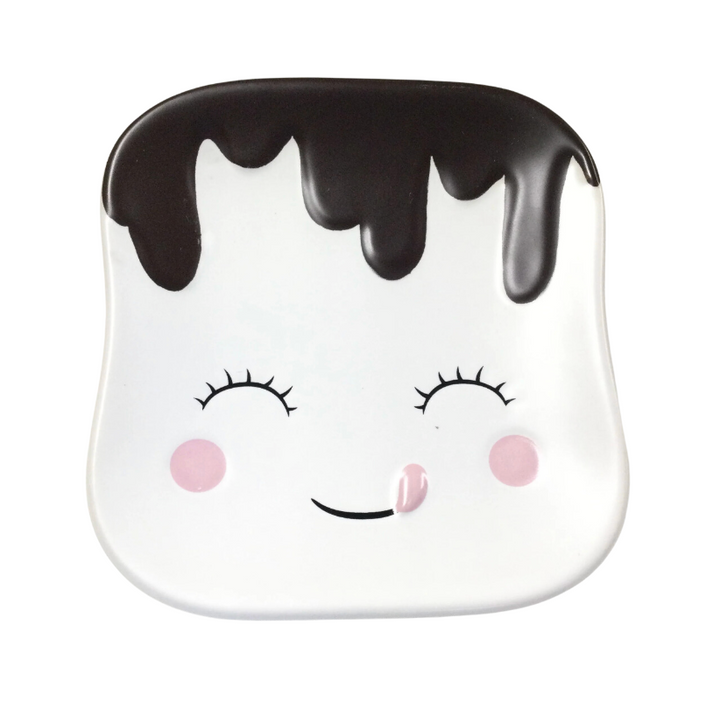 Set/4 Marshmallow Shaped Dessert Plates