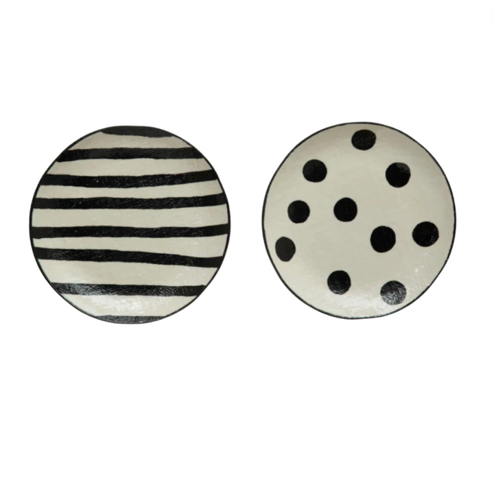 Set/2 Linen Textured Plates