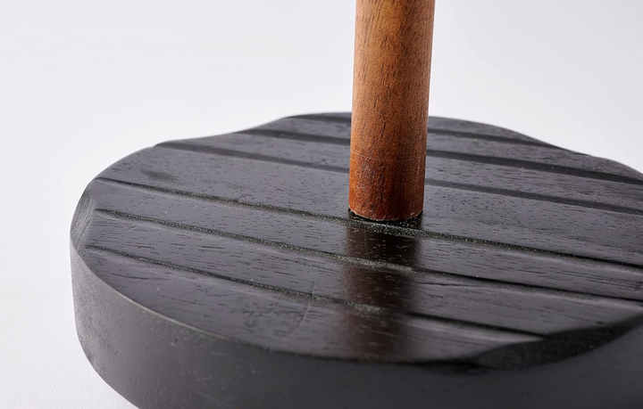 Black Shiplap Paper Towel Holder