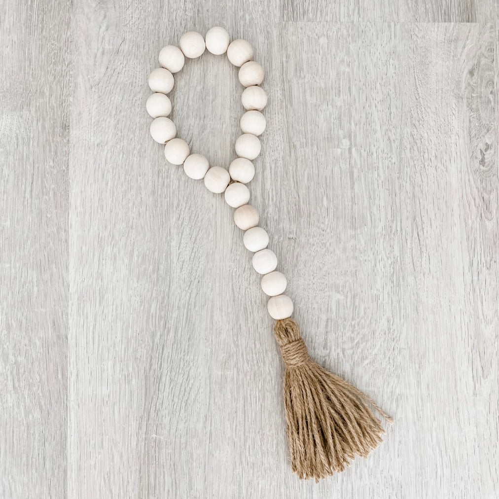 Wood Bead Loop Garland