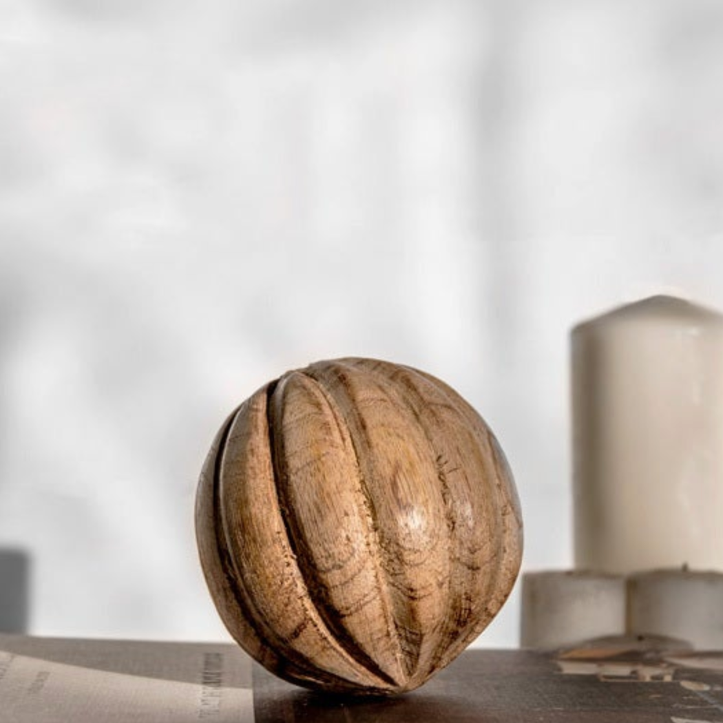 Set/3 Teak Wood Balls