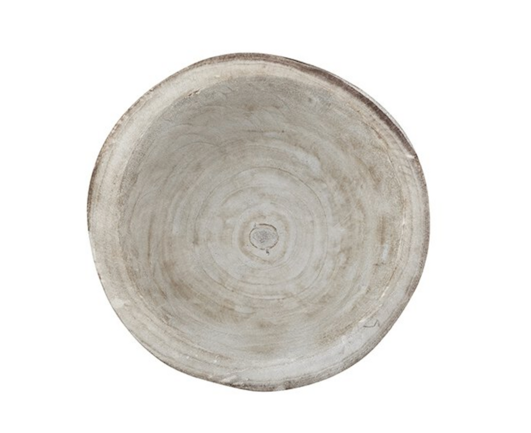 Natural Wood Decorative Bowl