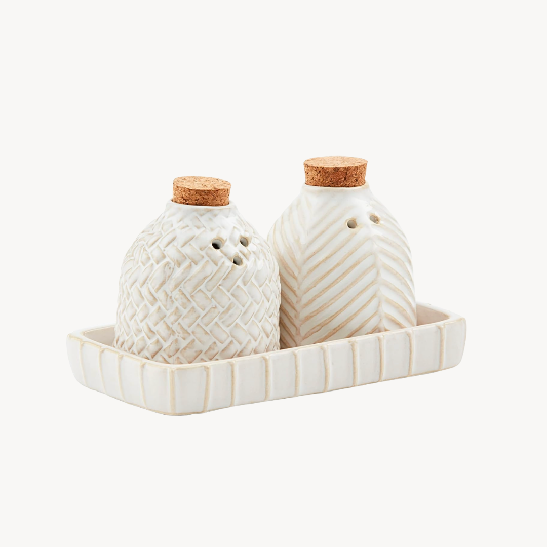 Textured Salt & Pepper Set