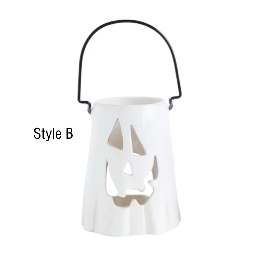 Ceramic Ghost Lantern
