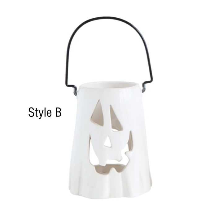 Ceramic Ghost Lantern