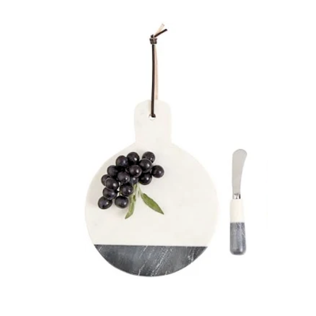 Classic Marble Cutting Board Set