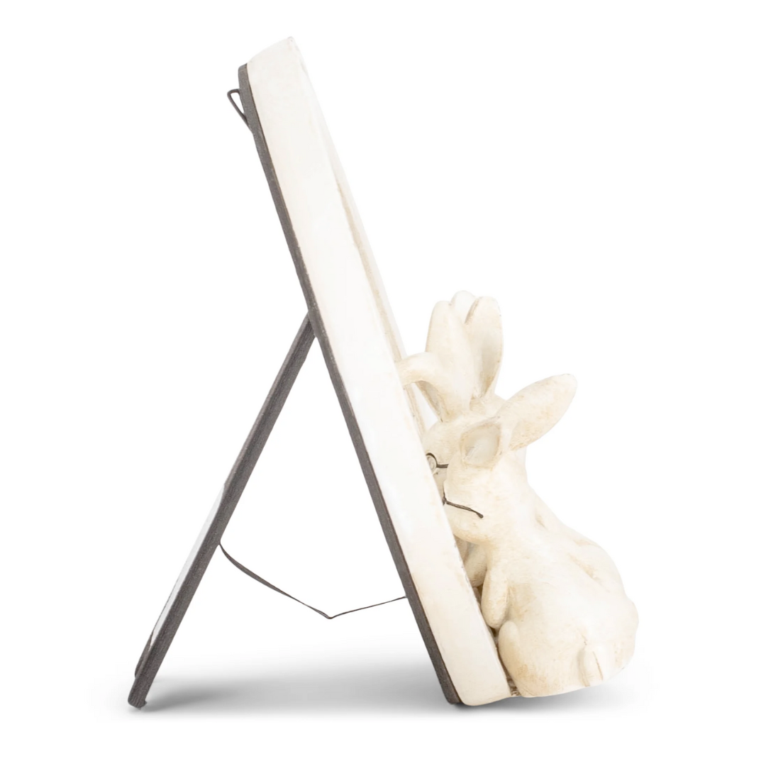 Rabbits With Glasses Mirrored Decor