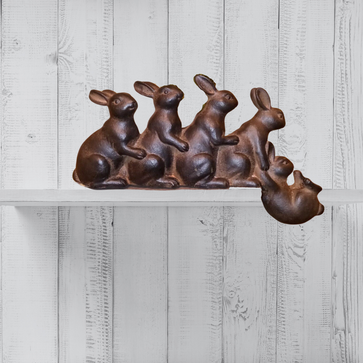 Playful Rabbits Shelf Sitter