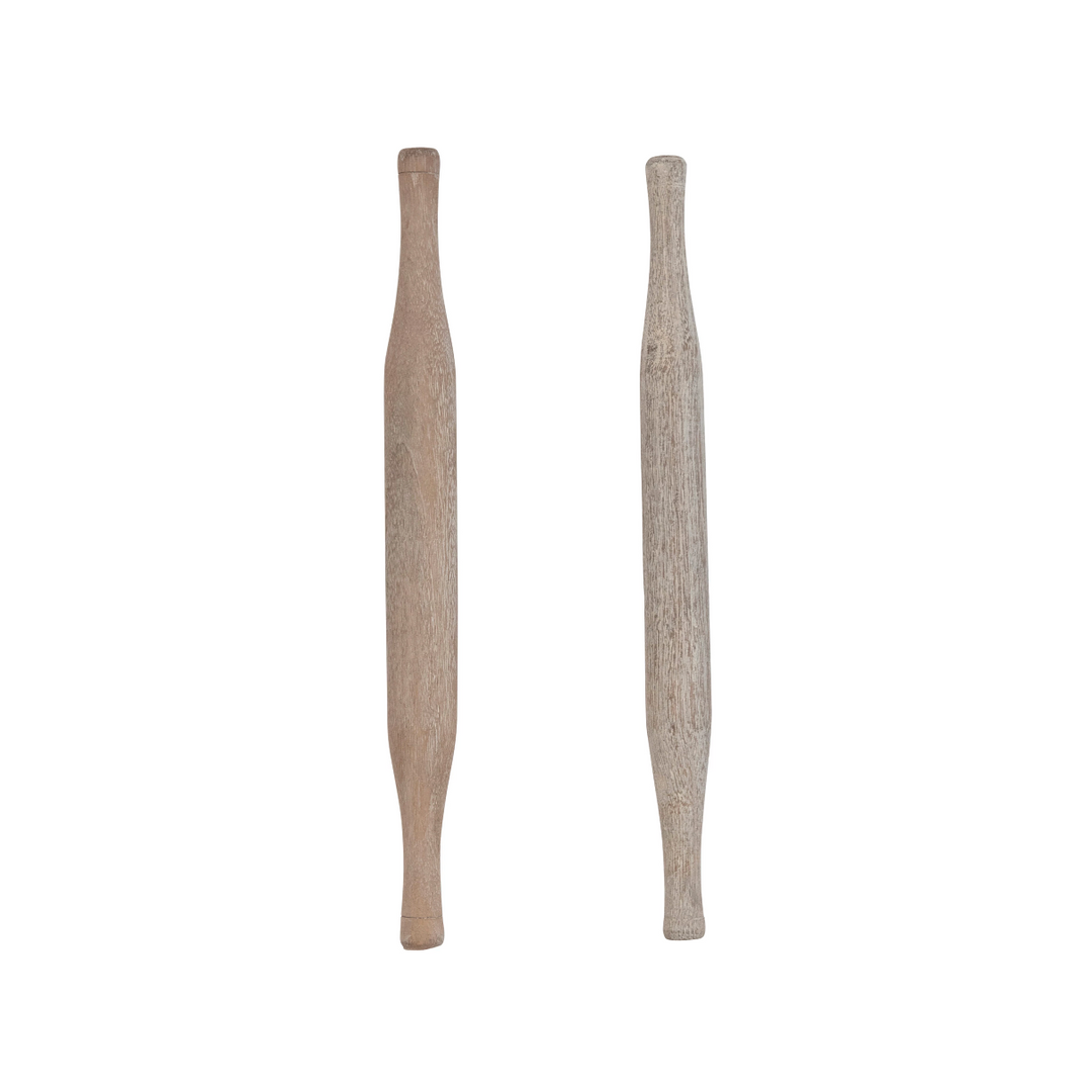 Set/3 Found Wood Roti Pins