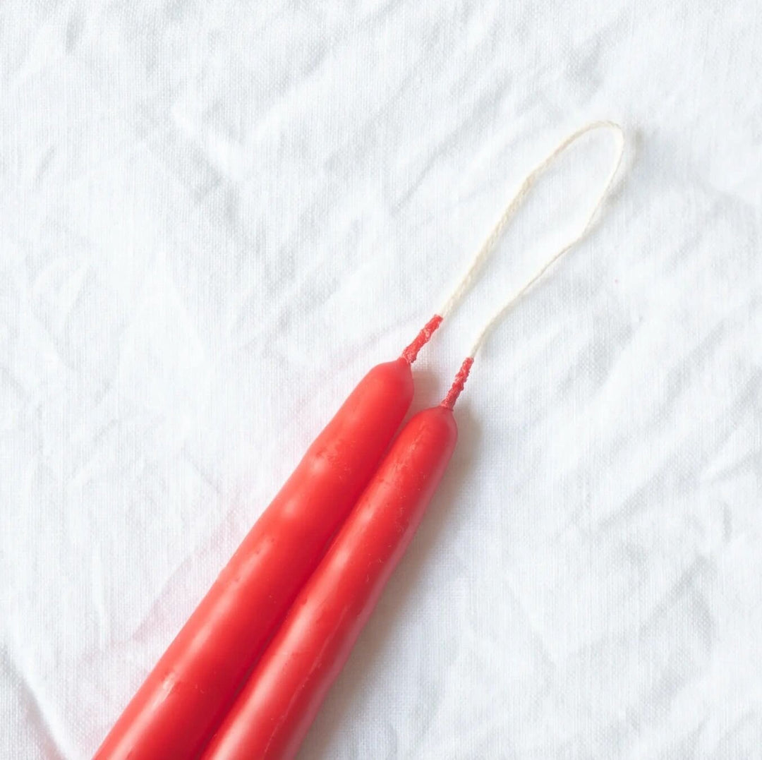 12" Taper Candle Pairs Assorted Colors