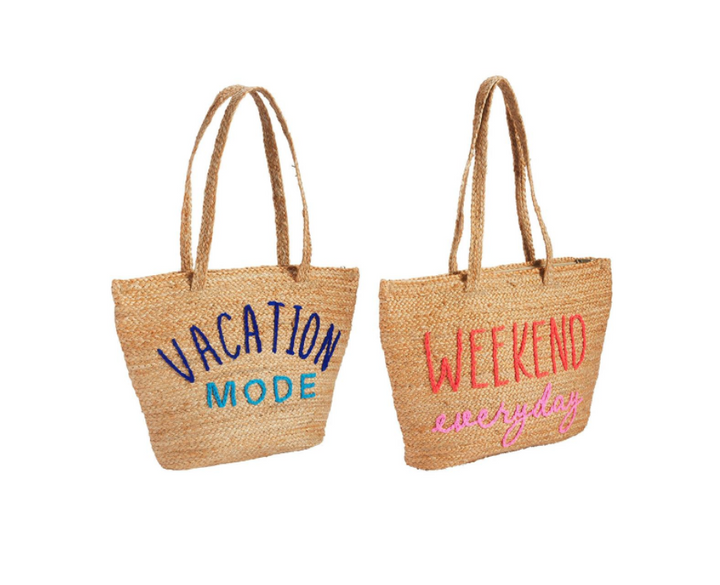 Braided Jute Cooler Totes
