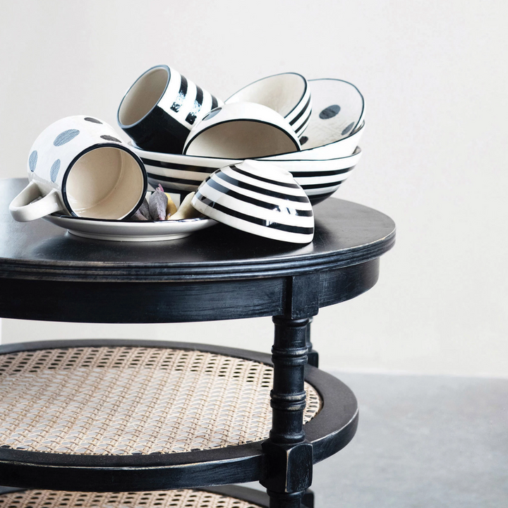Set/2 Linen Textured Bowls
