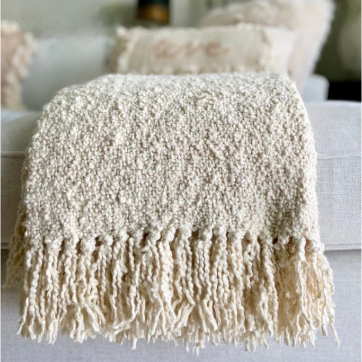 Boucle Throw Blanket