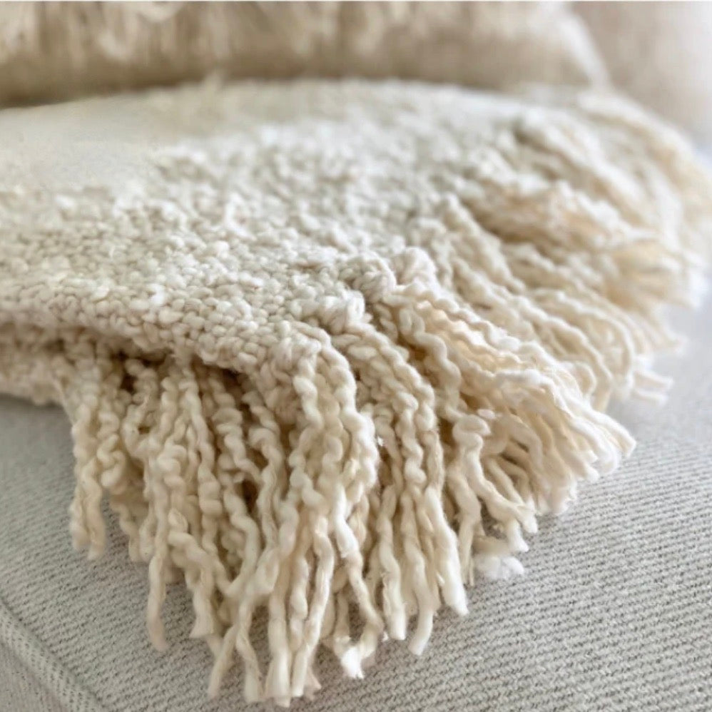 Boucle Throw Blanket