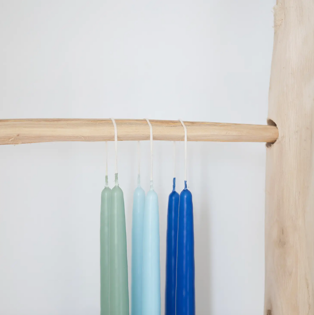 12" Taper Candle Pairs Assorted Colors