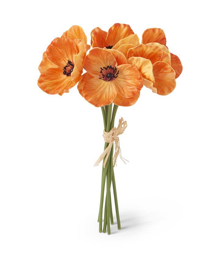 Orange Real Touch Poppy Bundle