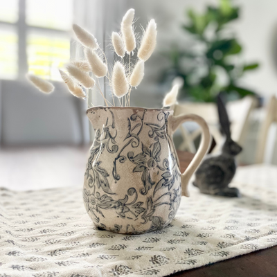 French Country Decorative Pitcher