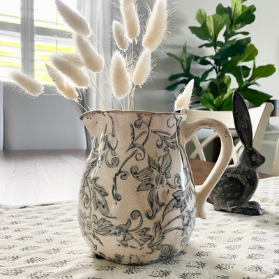 French Country Decorative Pitcher
