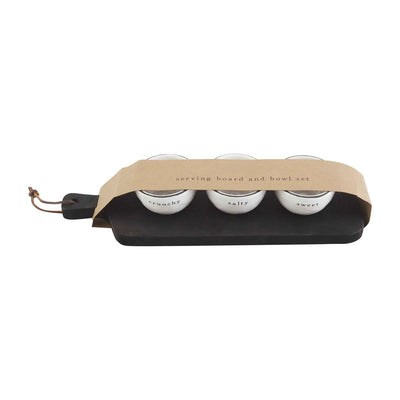 Serving Board & Bowl Set