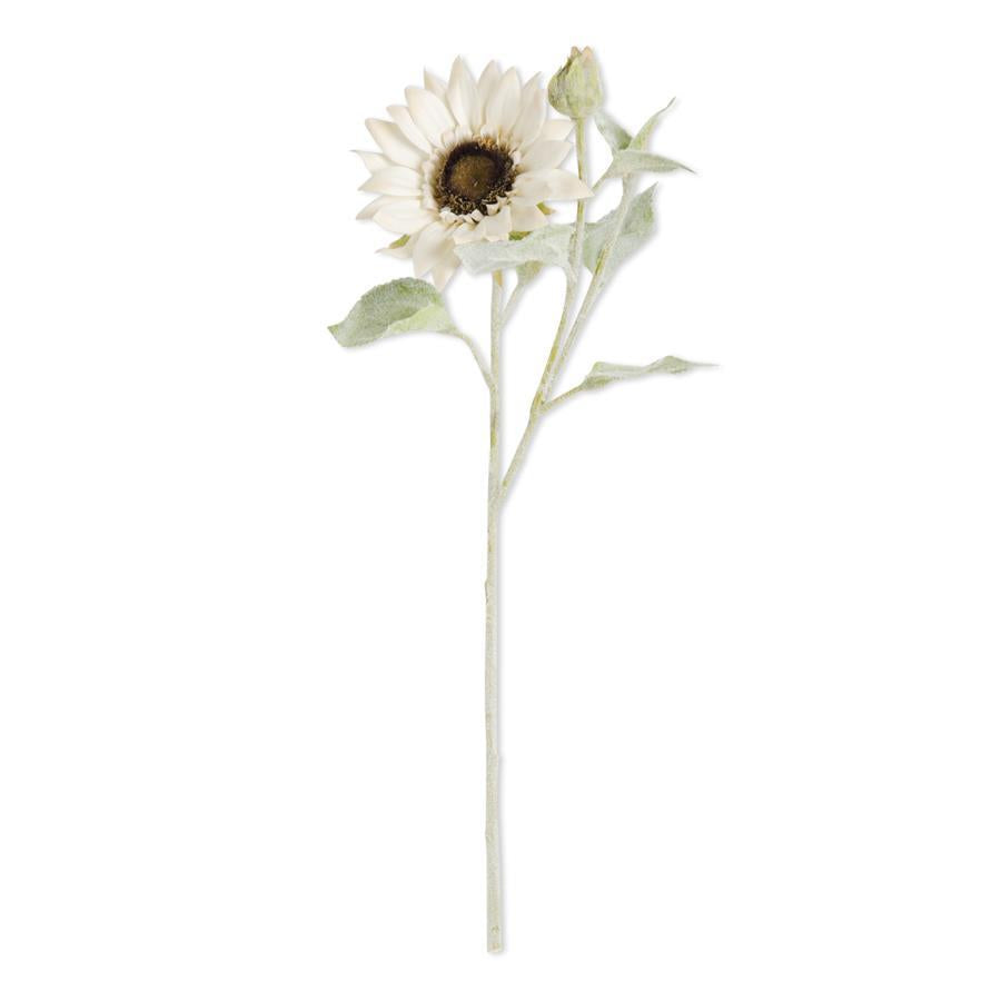 Set/3 White Bloom & Blossom Sunflower