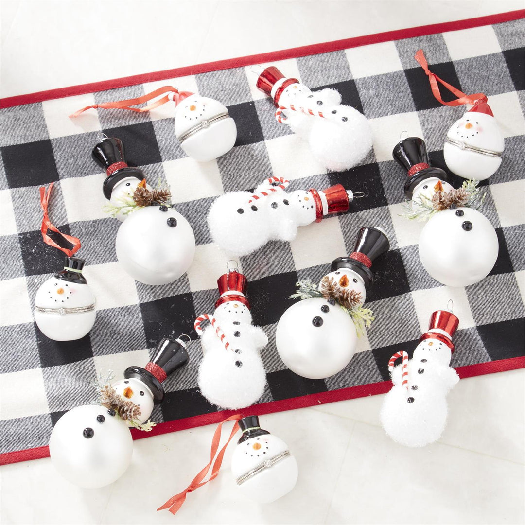 Snowman Pillbox Ornaments