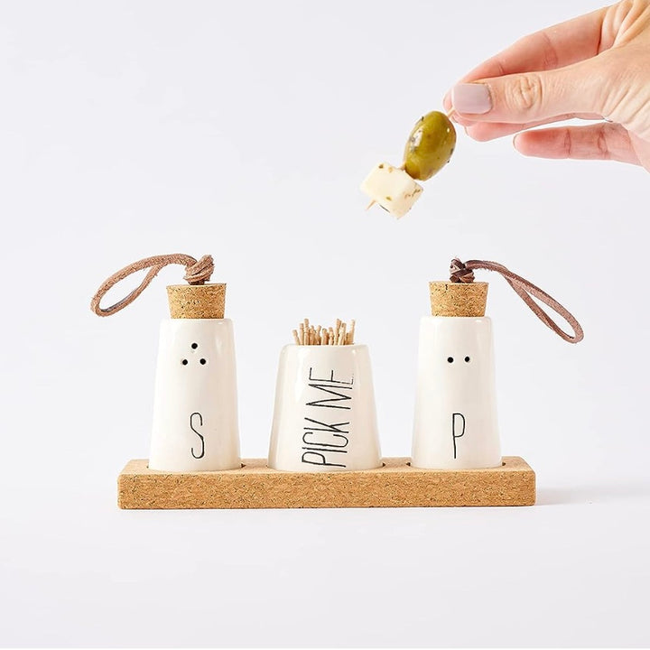7-Piece Salt, Pepper & Toothpick Set