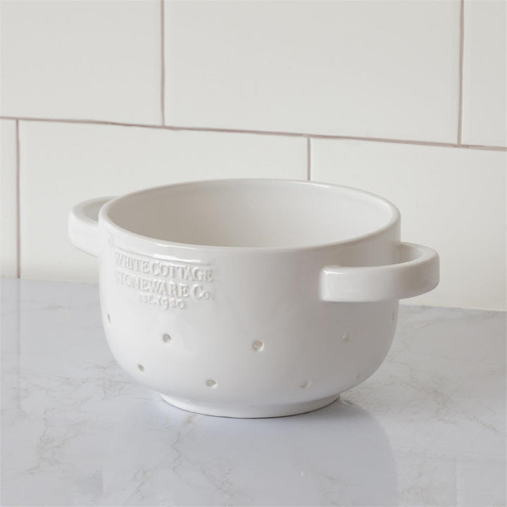 White Cottage Berry Colander