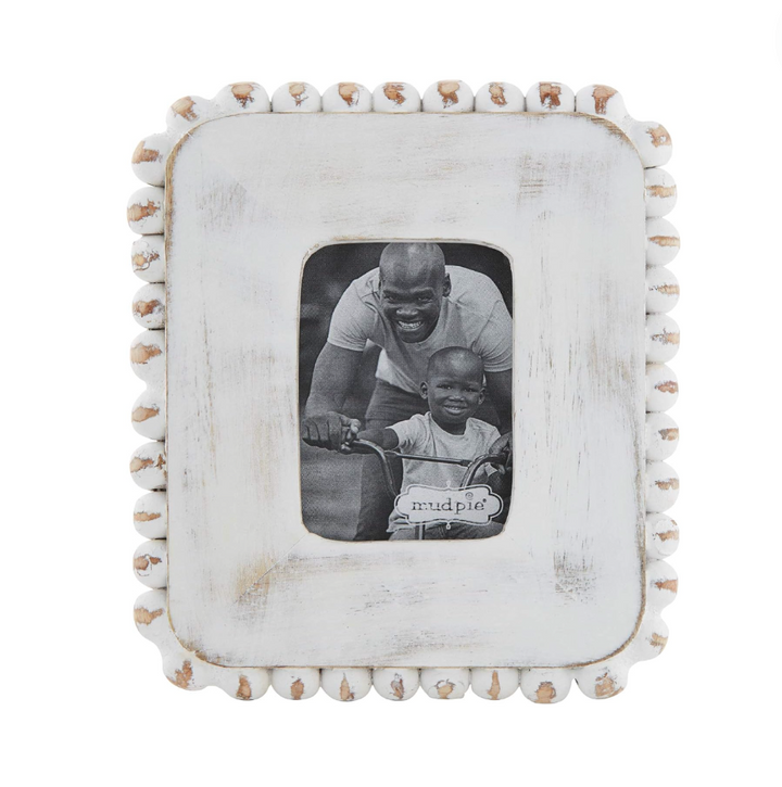 Beaded Mango Wood Frame