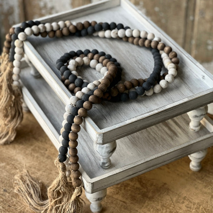 Black Tassel Tied Garland