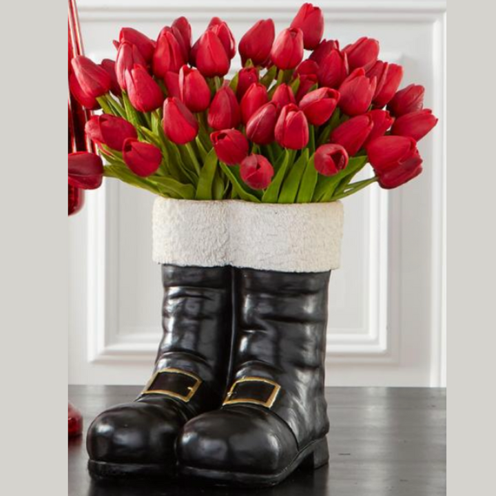 Red Real Touch Tulip Bundle