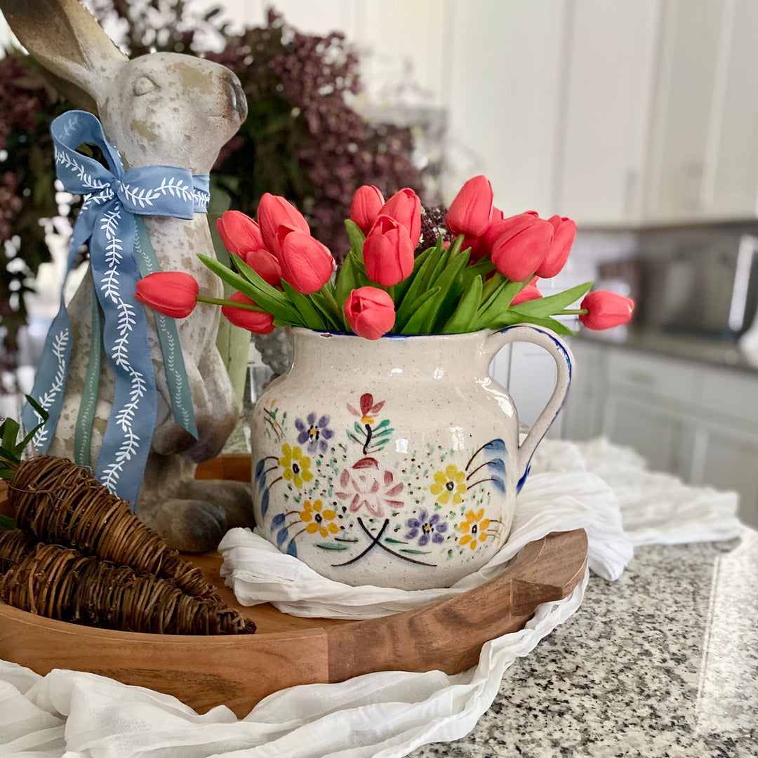 Coral Real Touch Tulip Bundle