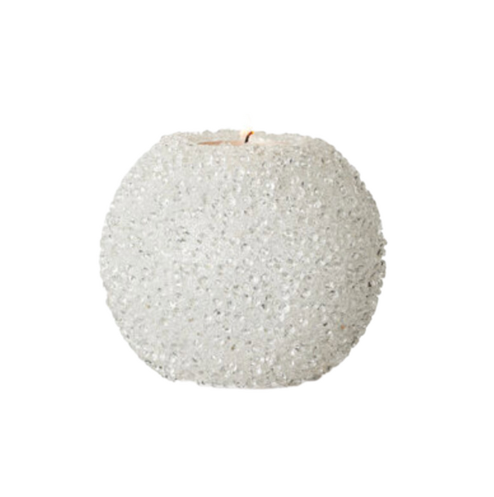 Crystal Snowball Tealight Holder