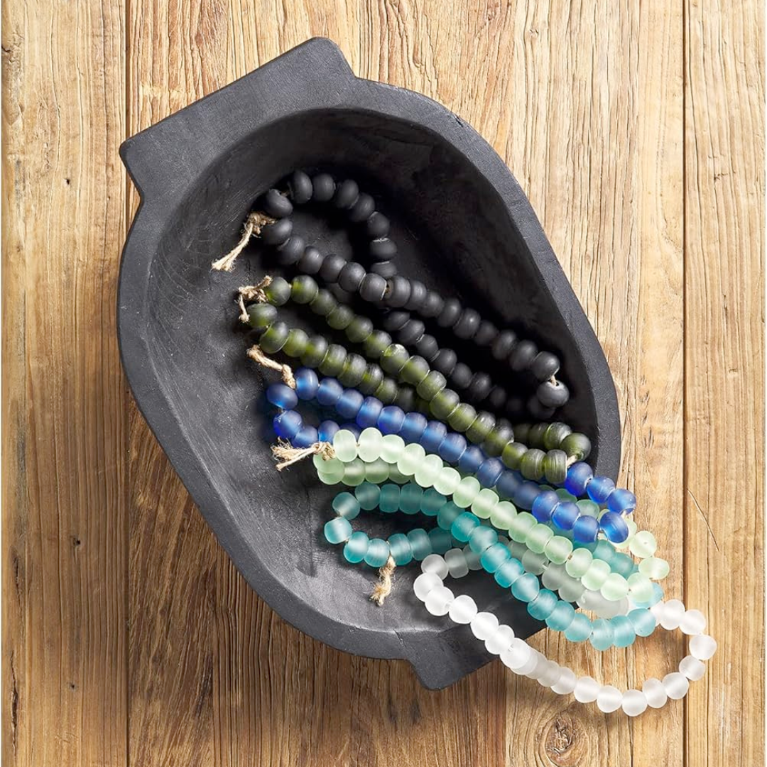 Sea Green Glass Beads