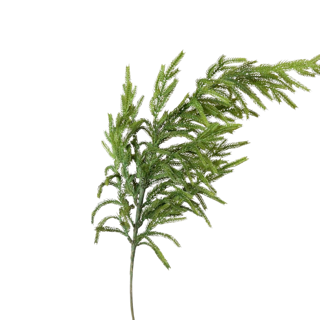 Natural Touch Glittered Norfolk Pine Spray